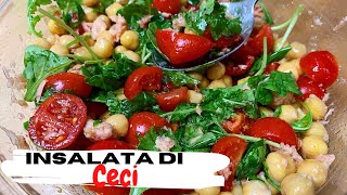 Insalata Di Ceci  Ricetta Light e Senza Glutine  La Cucina di Maria [upl. by Niatirb121]