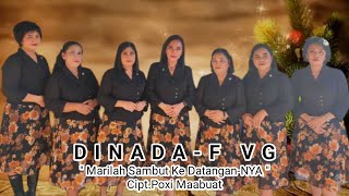 Lagu Natal  DINADAF VG  MARILAH SAMBUT KEDATANGANNYA  Official audiovideo  SRI Record [upl. by Asaret]