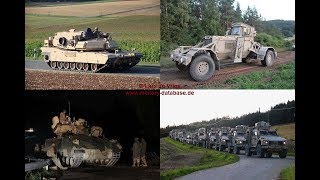 2019 Combined Resolve XII  Tactical Road March  1st Armored Brigade Combat Team  Teil 33 [upl. by Milty]