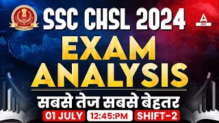 ssc chsl exam date 2024 PAPER ssc chsl live paper  ssc chsl 1 july 2024 shift1 expected paper bsa [upl. by Asserat]