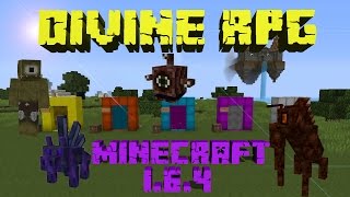 MINECRAFT REVIEW DEL MOD DIVINE RPG  PRIMERA PARTE NUEVOS JEFES Y LOS MOBS MAS FUERTES [upl. by Mersey661]