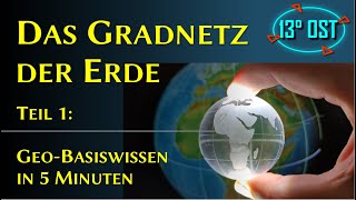 Das Gradnetz der Erde  Teil 1 Basiswissen [upl. by Ciardap]