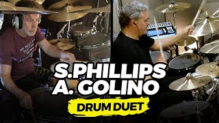 Simon Phillips e Alfredo Golino in duetto We got it  Full Video [upl. by Cinelli857]