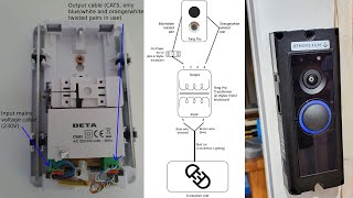 Deta Doorbell to Ring Doorbell Pro  UK Wiring Guide Direct To Transformer Install [upl. by Assyram]