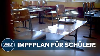 CORONAIMPFPLAN FÜR KINDER GEFORDERT Schulbetrieb soll nach den Sommerferien wieder normal laufen [upl. by Al]