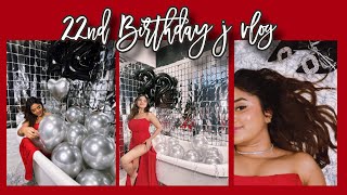 My 22nd Birthday J Vlog  thebrowndaughter ❤️🎂 [upl. by Siana556]