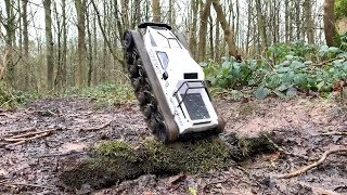 RC Ripsaw EV2 Metal tracks amp mud [upl. by Evered]