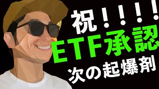 ㊗️ETF承認🚀次なる起爆剤の話 [upl. by Notsag]