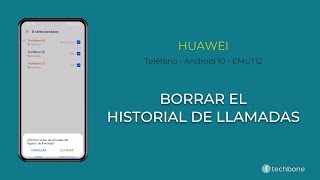 Borrar el Historial de Llamadas  Huawei Android 10  EMUI 12 [upl. by Oidale631]