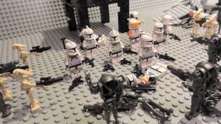 LEGO Star Wars Battle of Mygeeto Brick film [upl. by Nomelif]