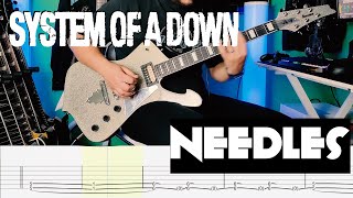 System of a Down  Needles Guitar cover Tab [upl. by Milburn]