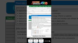 ¿Cómo crear un checklist en Excel checklist productividad exceltips [upl. by Lubeck]