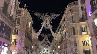 Malaga Christmas Light Show 2022 [upl. by Laidlaw]