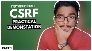 CSRF REAL LIFE EXAMPLE  CSRFCORS SAME ORIGIN POLICY EXPLAINED IN HINDI  PART 1🔥 [upl. by Schober]