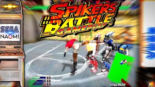 🎮 SPIKERS BATTLE Amusement VisionSEGA 2001 💥 3D Arena Beat em Up Game for Naomi Arcade System [upl. by Chura]