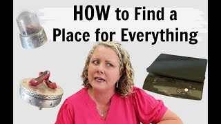 HOW to Find a Place for Everything in Your Home when Decluttering [upl. by Amsab710]