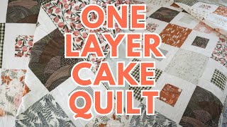 Layer Cake Quilt Pattern  Beginner Quilt Pattern  Free Quilt Pattern for Beginners  Throw Size [upl. by Ttennaej827]