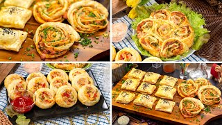 Several ideas for tasty perfect puff pastry recipes Delicious you have to try it [upl. by Ylurt]