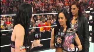 WWE RAW 4714 Paige Vs AJ Lee  Divas Championship Match FULL [upl. by Tioneb]