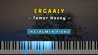 Ergaaly Tamer Hosny Instrumen Karaoke Piano [upl. by Dyal983]