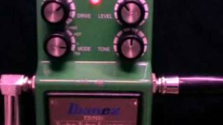 IBANEZ TS9DX TS9 MODE SOUND [upl. by Nilyarg]