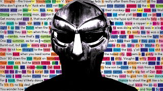 MF DOOM  Vaudeville Villain  Rhymes Highlighted [upl. by Esilrahc]