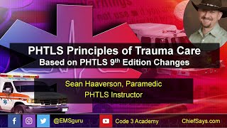 PHTLS 9th Ed Principles of Trauma Care EMS Online Training Video 5 of 6 [upl. by Eniamzaj]