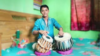 Amaro Porano Jaha Chay Tabla Cover By Proshanta Deb  Rabindra Sangeet [upl. by Able955]