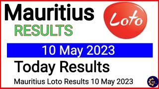 Loto Mauritius Draw Results 10 May 2023  Mauritius Lotto results [upl. by Anatollo]