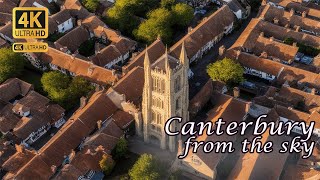 🌅 Canterbury from Above  4K Aerial Views Paired with Relaxing Melodies 🎵  Subscribe Now [upl. by Avilo]