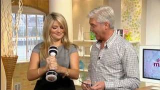 Holly Willoughby  This Morning  Shaking Dumbbell [upl. by Lleroj]