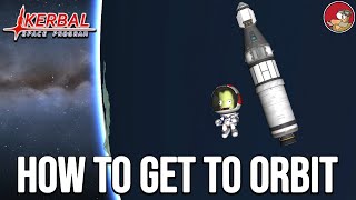 KSP  How to get into orbit  Tutorial for Beginners [upl. by Oicneserc901]