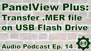 Transfer AB HMI projects using USB Memory Sticks 14 [upl. by Drhcir191]