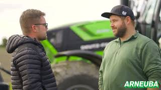 Landwirtschaftsbetrieb Reichelt setzt auf Deutz Fahr 8280TTV  Arneuba Landtechnik  Erzgebirge [upl. by Ybreh318]