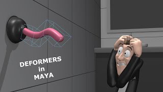 Using Deformers in Animation  Autodesk Maya [upl. by Samy836]