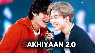 BTS Sakhiyan20  VMIN  Akshay Kumar  BellBottom  BANGTAN BTS HINDI SONG MIX  fmv  Bollywood [upl. by Gudrin720]