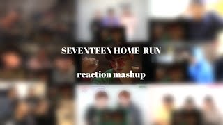 SEVENTEEN HOME RUN reaction mashup [upl. by Nodarb]