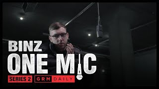 Binz  One Mic Freestyle  GRM Daily [upl. by Araihc]