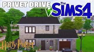 THE SIMS 4  HARRY POTTER SPEED BUILD PRIVET DRIVE [upl. by Tim796]