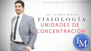 Fisiología 2 quotUnidades de Concentraciónquot  Inductivo a la Facultad de Medicina [upl. by Suirred]