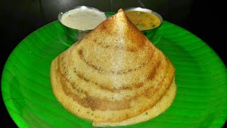 Nei Dosai  நெய் தோசை Ghee roast in tamil  Cone dosai [upl. by Euqirdor]