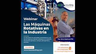 Las Máquinas Rotativas en la Industria  Webinar [upl. by Alyson191]