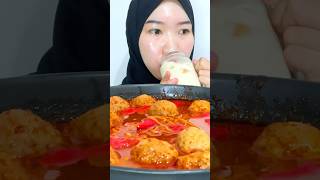 MAKAN PENTOL KUAH MERCON SUPER PEDAS [upl. by Teyugn]