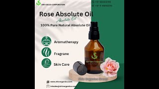 Shiv Sales Rose Absoslute Oil [upl. by Ayam759]