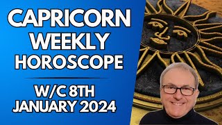 Capricorn Horoscope Weekly Astrology from 8th January 2024 [upl. by Questa904]