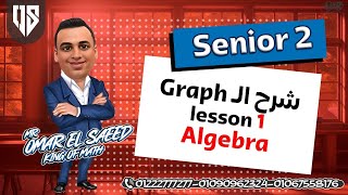 Senior 2 شرح ال graph  domain  range  monotony [upl. by Avery]