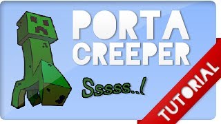 Porta rosto do Creeper 3x3  Redstone Tutorial 44 [upl. by Alvin]