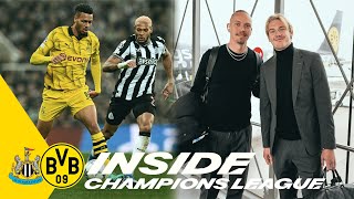 Behind the scenes at the away win in Newcastle  Inside Champions League [upl. by Ahsenal]