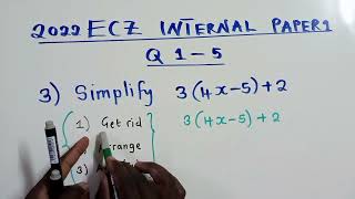 2022 grade 12 ECZ exam question 1 5 paper 1 [upl. by O'Donovan]