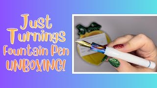 UnboxaPalooza ✨ Just Turnings Mimas Fountain Pen [upl. by Mima]